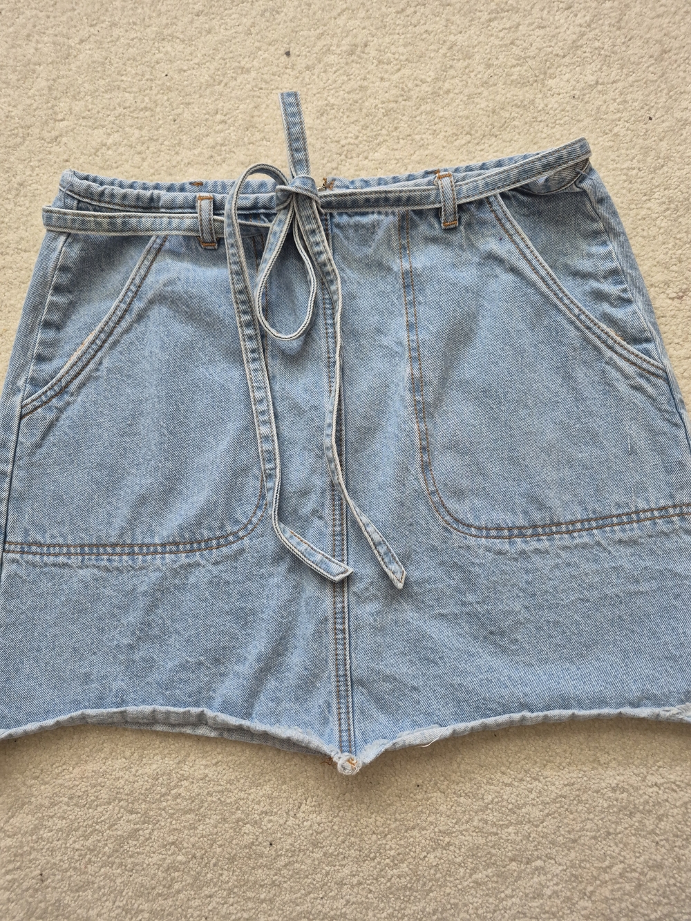 Billabong Salty Dog Denim Tie-Waist Women’s Skirt